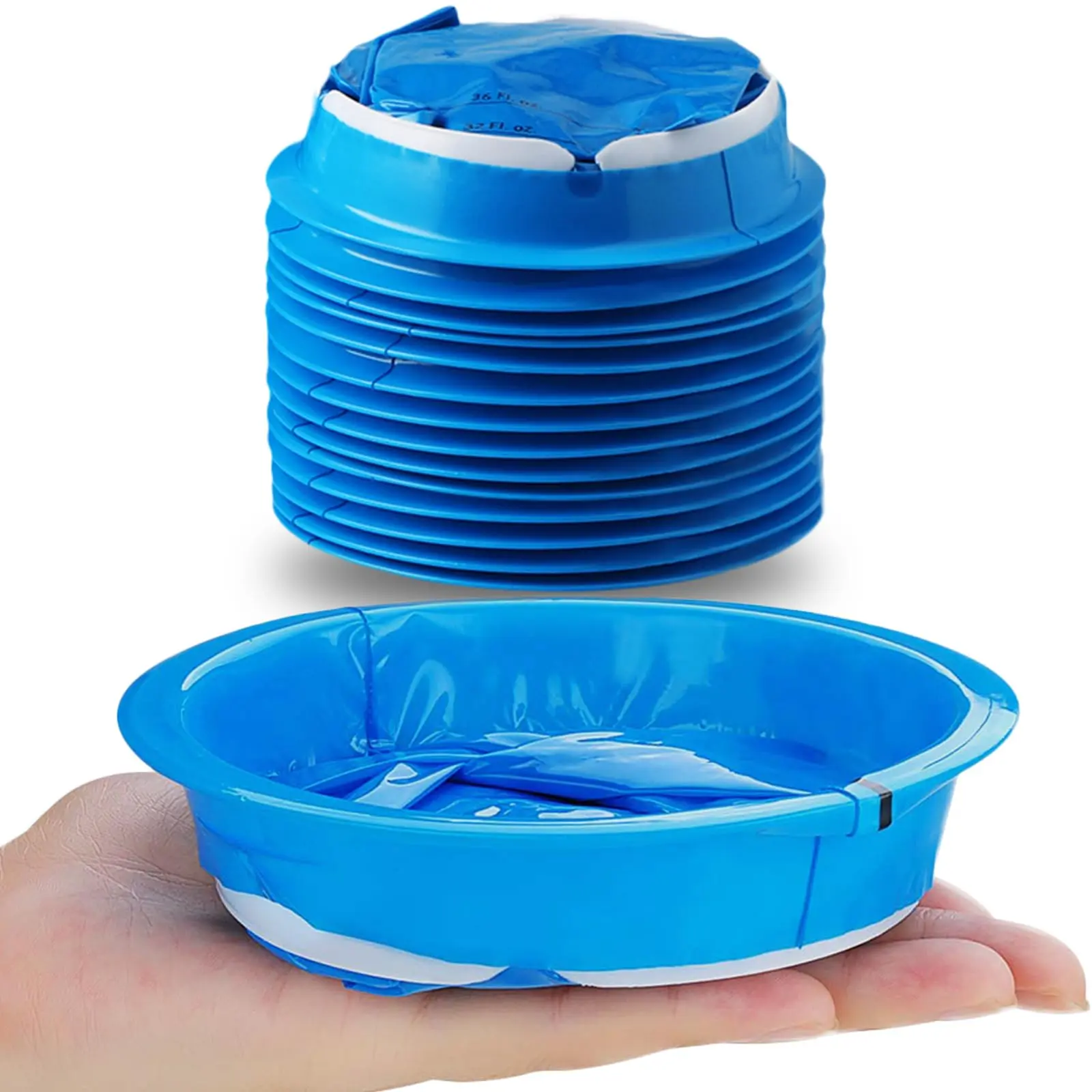 10 /20 /50 pcs Disposable Vomit Bags (Thick, High Capacity), Travel Barf Bags 1000ML Blue, Travel Accessory, Morning Sickness Bag Hospital Grade Leaking Resistant, Reliable by Valchoose
