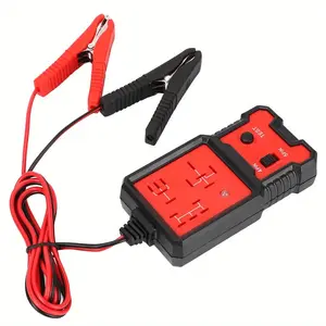 Portable 12V Automotive Relay Tester - Easily Diagnose and Test Relays with Battery Clips, Fast and Accurate Results, for Car, T professional diagnostic tool
