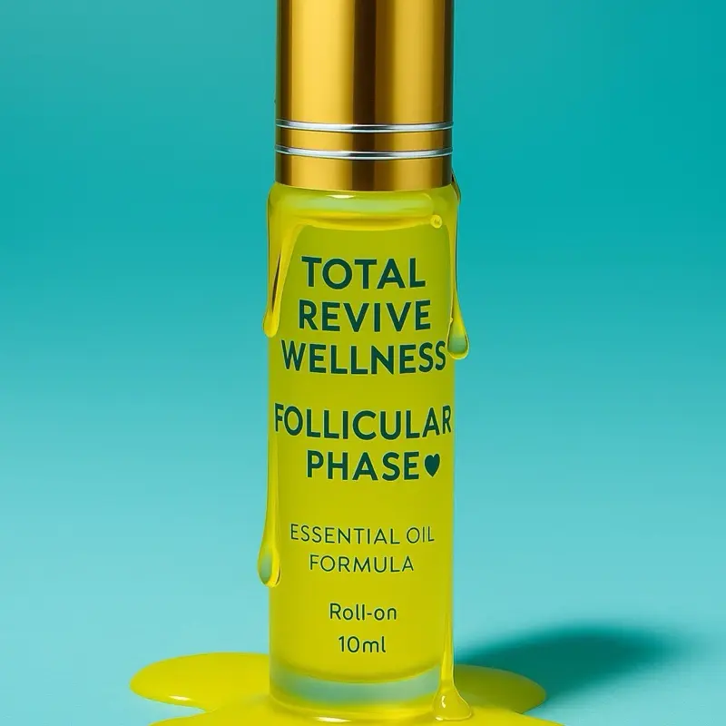 Total Revive Follicular Phase Essential Oil – 10 mL Roll-On for Focus, Energy & Mental Clarity