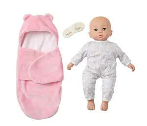 Madame Alexander 14-inch Sweet Smiles Baby Doll,Bear Sleep Sack