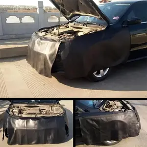 Universal Fabric Car Fender Cover Protector, Magnetic Leather Pad for Auto Repair & Mechanics, Durable Protection for Your Vehicle