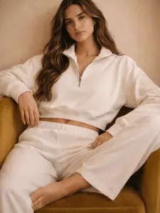 Cropped half-zip Cropped half-zip