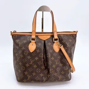 Pre-owned Louis Vuitton canvas Tote Bags Monogram Palermo PM Bag
