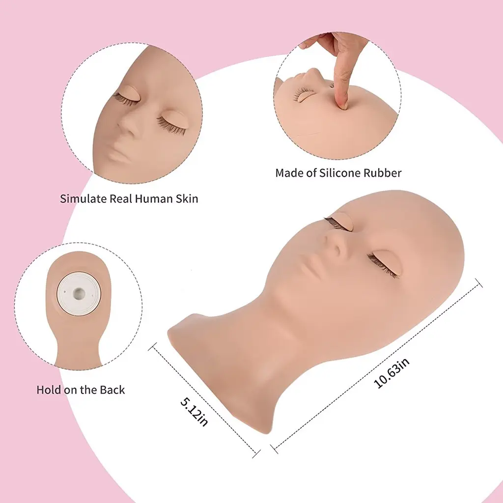 Head Manequin w/o Eyelid Practice