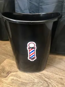 Barbershop Trash Can