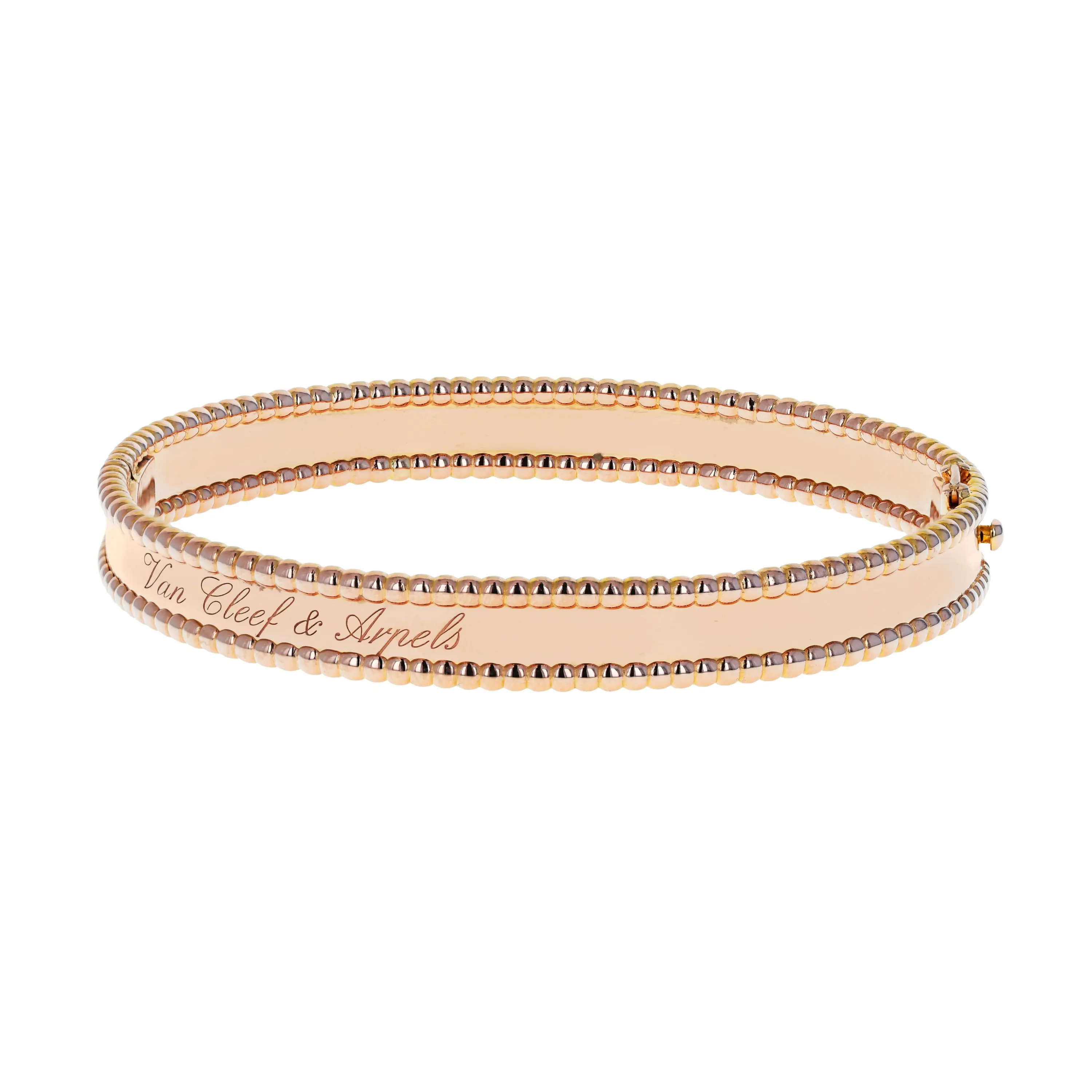 Pre-owned Van Cleef & Arpels Perlée Bangle Bracelet Medium