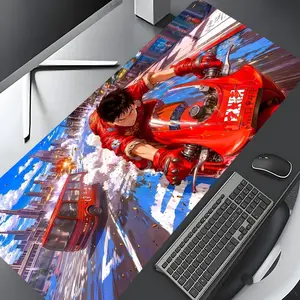 Anime Cyberpunk Motorcycle Design Large Gaming Mouse Pad, Aesthetic Desktop Decoration Drotection Pad,Washable Rubber Pad Non-Slip Lock Edge Multi-Size Mouse Pad Suitable For Home Office,Good Gift for Family and Friends