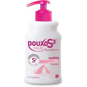 Douxo S3 Calm Shampoo 6.7 oz (200 mL) - For Dogs and Cats with Allergic, Itchy Skin
