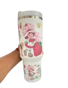 Shortcake Tumbler 40oz Strawberry New Gift Stainless Steel