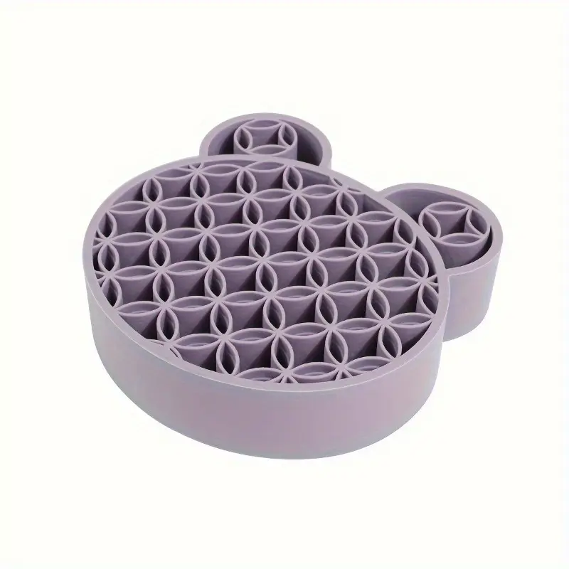 1pc Desktop Organizer Silicone Makeup Brush Holder Organizer Cosmetic Storage Box Cosmetic Organizers Multipurpose Make Up Brush Stand Painting Pen Holder Durable Storage Organizer Cosmetics Organizer Storage Makeup Tool Organizer
