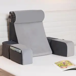 Back Pillow for Bed Sitting Up,Reading Pillow with Armrests & Big Pockets for Adults,Upright Pillow for Resting,Watching TV,Nursing,Recovery,Gaming  #mothersdaygift