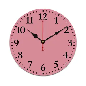 Dopamine Colors Wall Clock Silent Non-Ticking Wooden Clocks Battery Operated solid color Y2K Style Decorative for Living Room, Kitchen, Home,Bathroom, Bedroom reflective  signs needlepoint  tree  mask aromatherapy kit flip straw tightener clip engraved  d