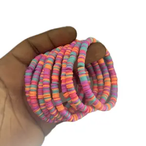 Handmade Clay Bracelet Set, Set of 2 Pieces