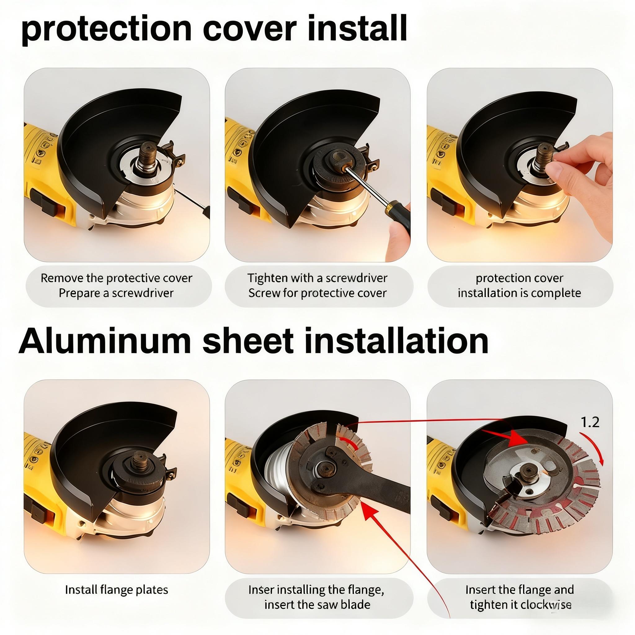 DEWALT DCG405NT 18V/20V MAX Brushless Cordless Angle Grinder 125mm, 9000RPM, Li-ion Powered for Cutting, Grinding & Polishing