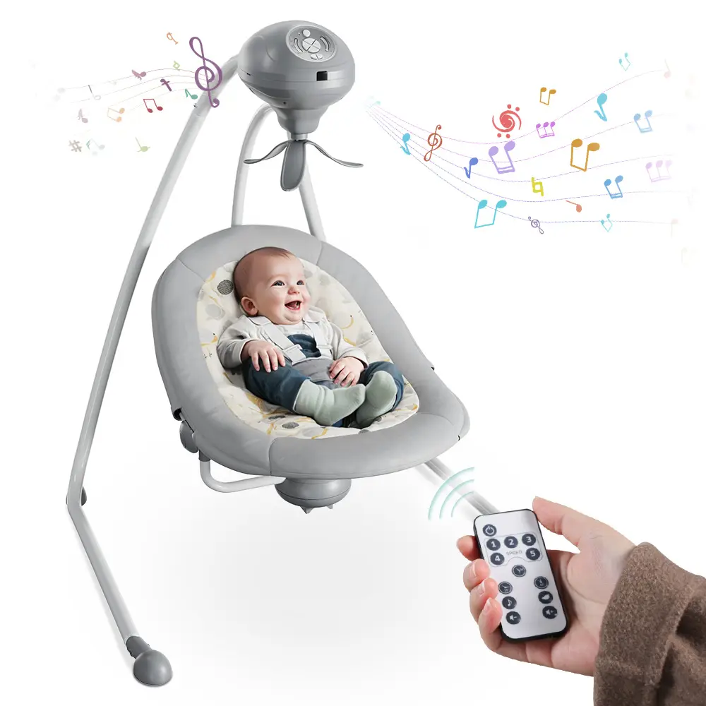 Portable baby swing chair and Bouncer, Multi-Direction Baby Bouncer Seat, Nature Sounds, Multiple Swing Speeds, 0-9 Months 6-20 lbs Portable baby swing chair and Bouncer, Multi-Direction Baby Bouncer Seat, Nature Sounds, Multiple Swing Speeds, 0-9 Months 6-20 lbs