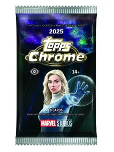 1 (ONE) PACK - Marvel Studios Chrome Hobby (Topps 2024-25) ***MUST BE OPENED LIVE