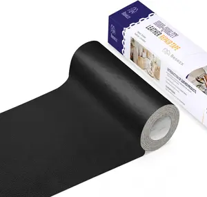 Leather Repair Patch Tape Kit,Vinyl Repair Kit,Self Adhesive Leather Repair for Furniture, Couch, Sofa, Car Seats,Office Chair.3.1inx60in-Black