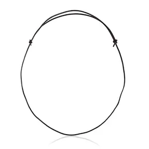 Brown Leather Necklace Cord Necklace Surfer Necklace for Men - Brown Leather Choker Necklace for Women - Surf Necklace for Adults