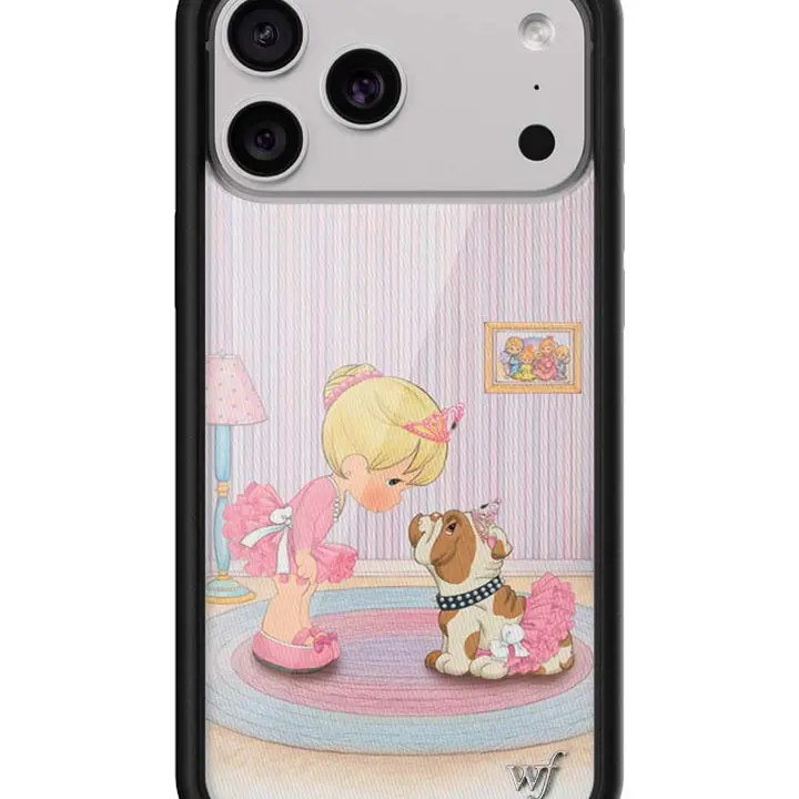 Precious Moments Custom Ballerina Bulldog Puppy Protective Phone Casing - Durable Shockproof Smartphone Accessory for iPhone Devices, Mobile Phone Accessory