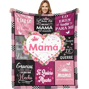 Regalos para Mama, Regalos para Mama En Espanol, Birthday Gifts for Mom in Spanish, Feliz Dia De Las Madres, Mom Gifts from Daughter Son, Mom Mama Gifts Blanket