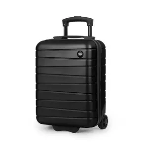 New York Xpress Hardside Checked Suitcase with Spinner Wheels, Lightweight ABS Hard Shell Travel Luggage, Large Suitcase for Business & Travel