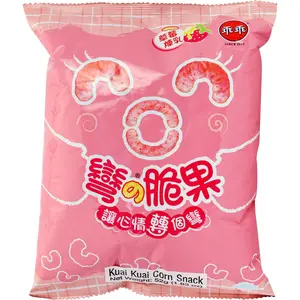 Kuaikuai Crispy Corn Snacks - Light Crunchy Assorted Sweet Flavors (Strawberry, Chocolate with Cocoa, Coconut) - Puffed Snack for Adults, Light Crunchy Snack Kuaikuai Crispy Corn Snacks - Light Crunchy Assorted Sweet Flavors (Strawberry, Chocolate with Cocoa, Coconut) - Puffed Snack for Adults, Light Crunchy Snack