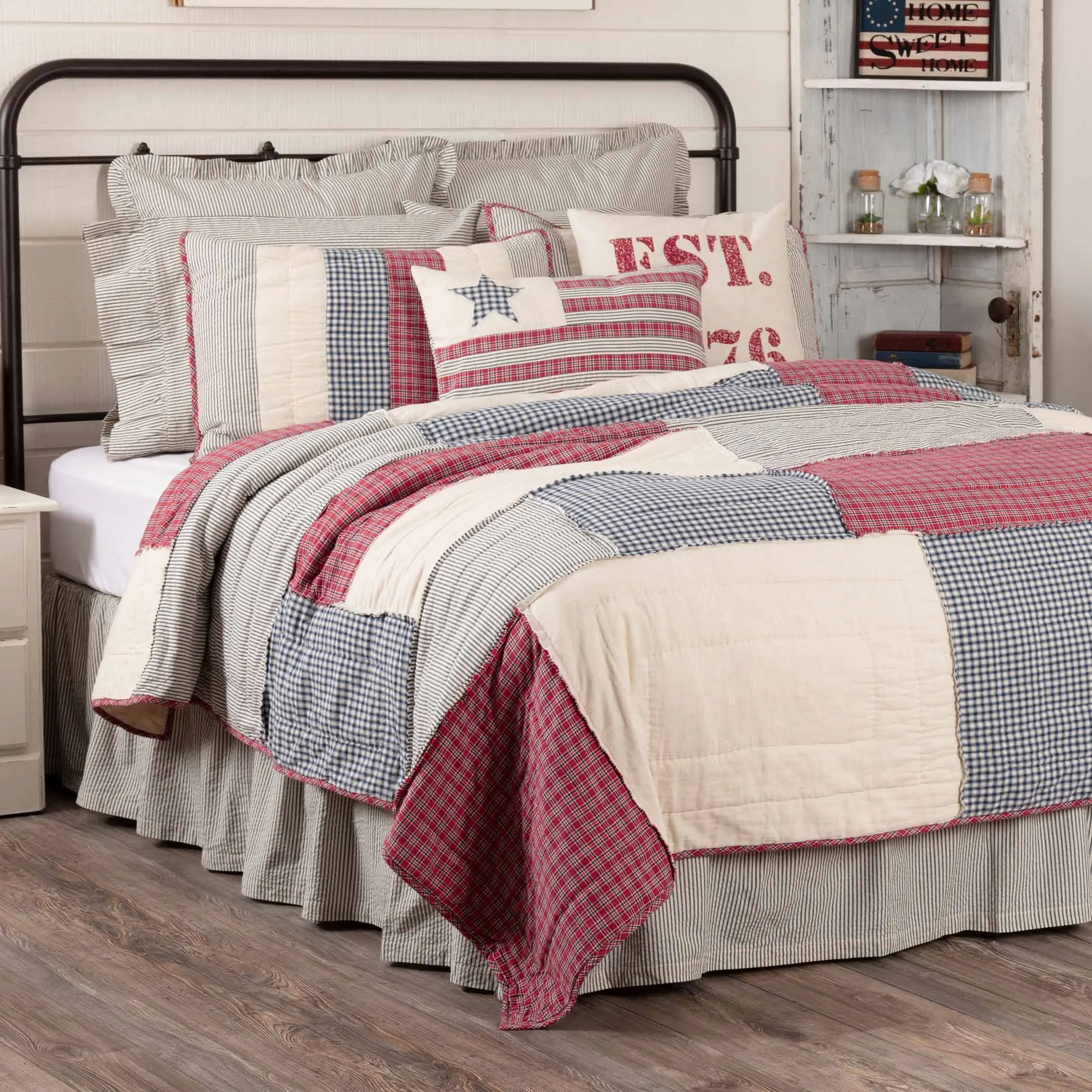 Americana Patch Quilt