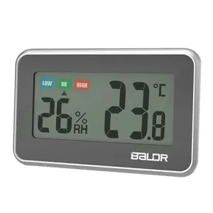BALDR Digital Mini Thermometer/ Hygrometer Mini Wireless w/humidity gauge