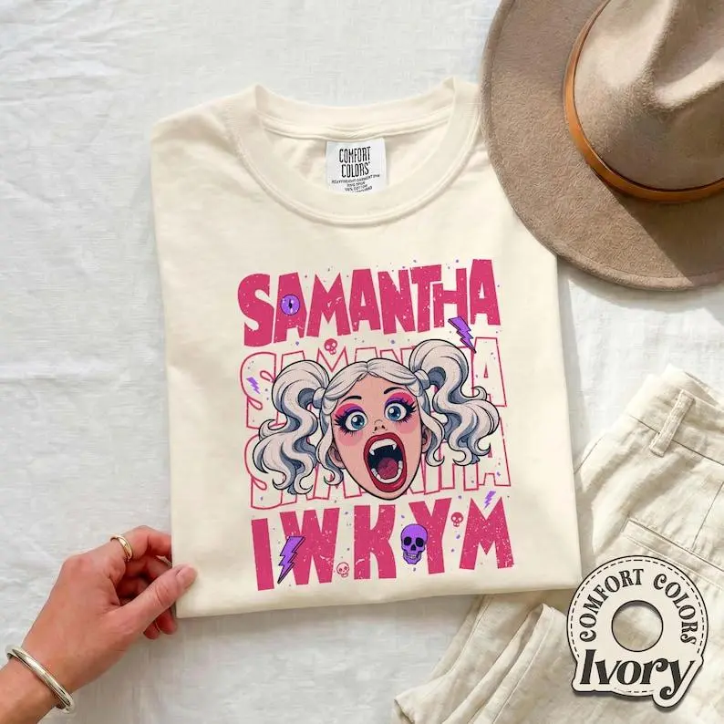 Samantha IWKYM Comfort Colors Shirt, Dungeon Crawler Bookish Tee, DCC Merch