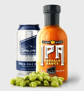 Blonde Beard's IPA Craft Beer Grilling Cooking Dipping Hot Sauce Buffalo Sauce Chicken Wing Sauce