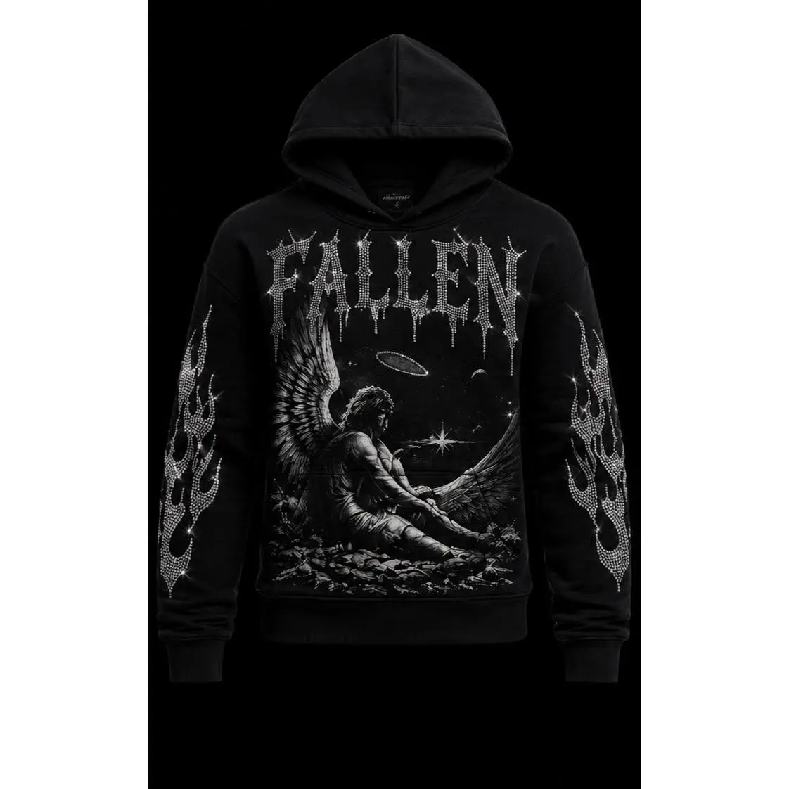 Fallen Throne Rhinestone Hoodie