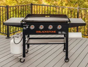 Black stone Original 4-Burner 36" Propane Omnivore Griddle with Hard Cover
