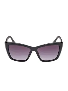 GUESS Unisex Cat-Eye Plastic Sunglasses