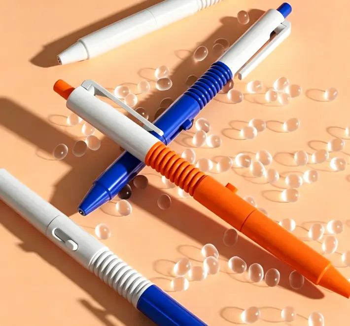 2-Pack Harmless Prank Water Spray Pen - Blue + Orange, Plastic Body Pen Shape Novelty Gag Toy, Creative Prank Gift for Colleagues Back to School Casual Parties, Harmless Pranks