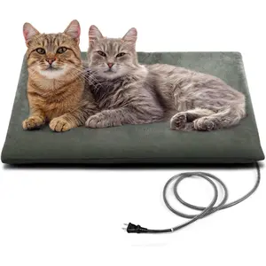 Outdoor Pet Heating Pad for Cats House,Safe Electric  Warming Pad, Heated  House for Outside Feral ,Outdoor Heat  Bed Mat, 20"X16"