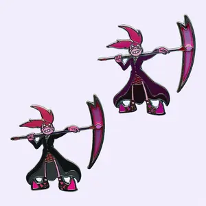 Spinel Albarn — Crystal Gem Spinel and Maka Mashup Enamel Pin Variants