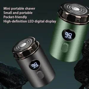 Mini Electric Razor, Comfortable Travel Shaver, Wireless Portable Razor, USB Charging, USB Rechargeable Shaver, Includes Extra Blade, Home & Travel Use, Wet/dry Compatible