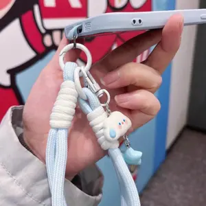 Silent Cloud Star Phone Lanyard, Cute Keychain, Candy Color Pendant, Phone Charm, Universal for All Phone Cases, Birthday Gift, Christmas Present