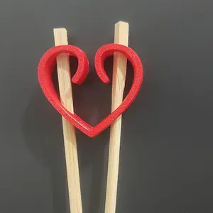 Heart-shaped Chopstick Helper, a Gift for Wife, Easy-to-Use for Beginners, Portable Training Accessory, Suitable for Christmas, Halloween, Thanksgiving, New Year, and Gifts
