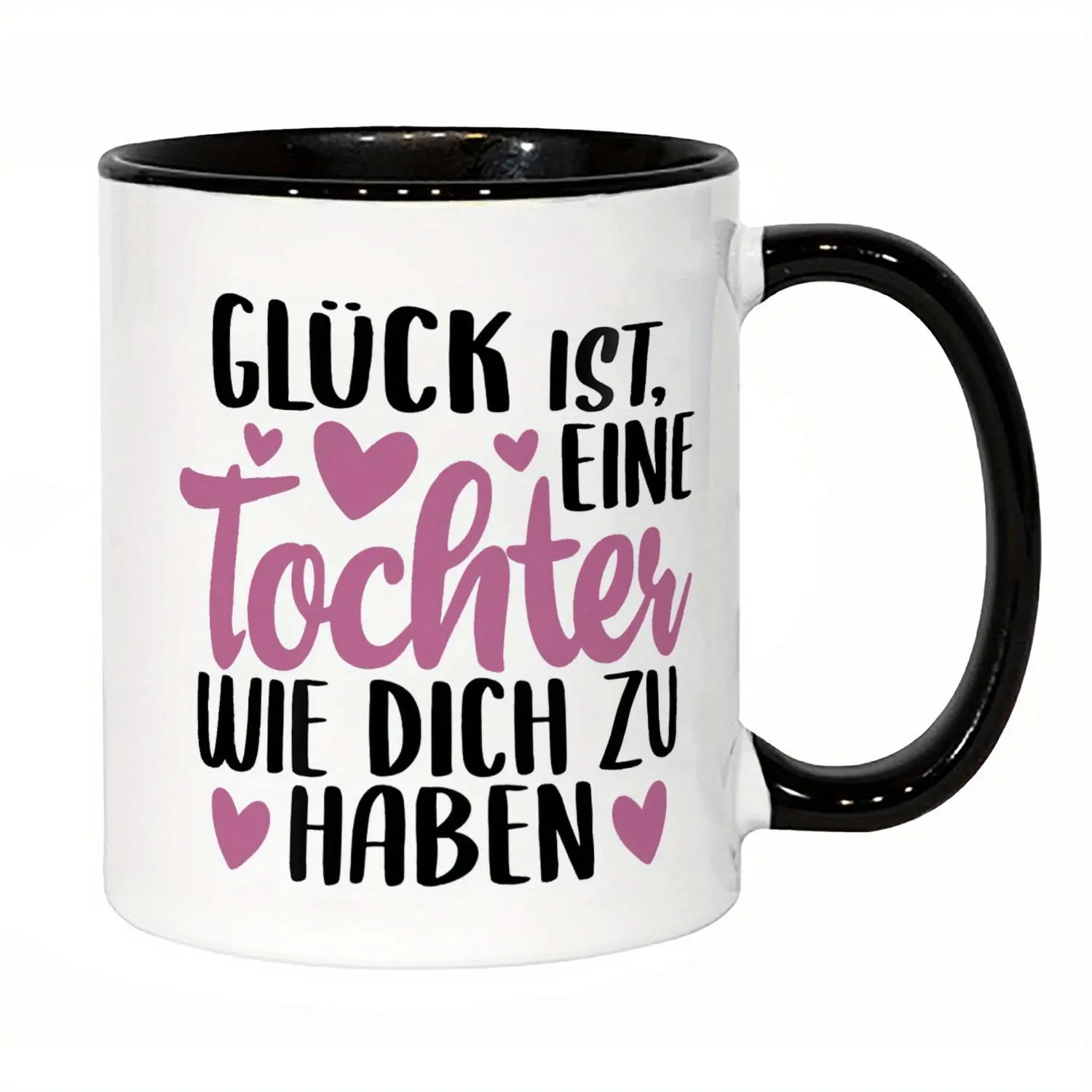1pc German Mug Ceramic Cup 11Oz/325Ml, Fun Gift, Microwave Safe,, Having a Daughter Like You Is a Blessing, Mug Gift for Daughter