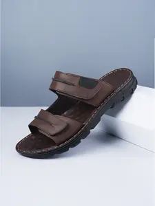 New Spring Summer Soft Sole Casual Beach Shoes, Trendy Fashion Buckle Flat Men's Slippers, Outdoor Home Lightweight Sandals, Adjustable Sandals