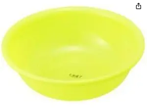 Japanese Plastic Basin Tub Leaf Series Green