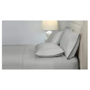Kirkland Signature 680 Thread Count Sheet Set (Queen, Gray)