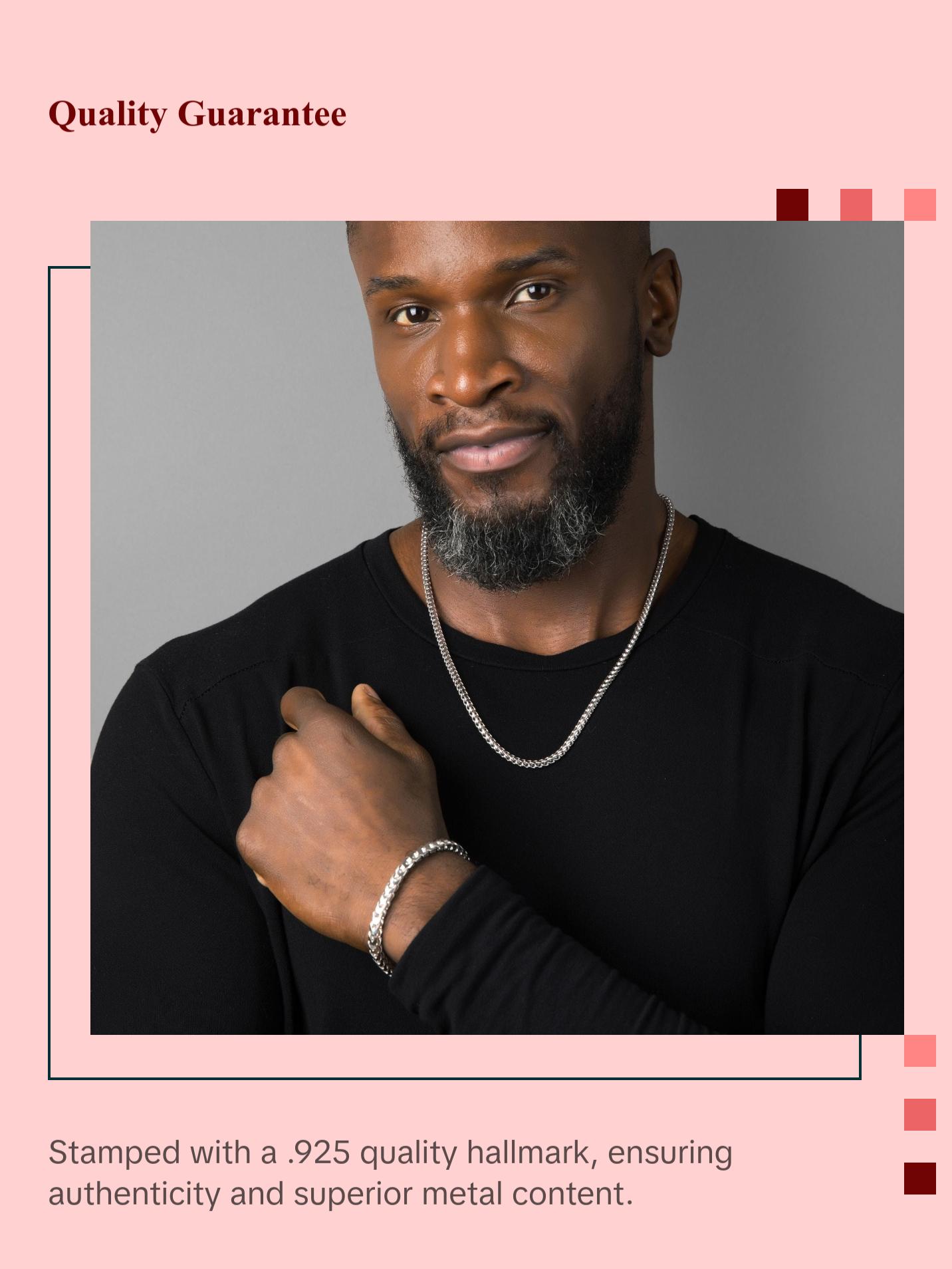 3.5mm Silver Franco Chain