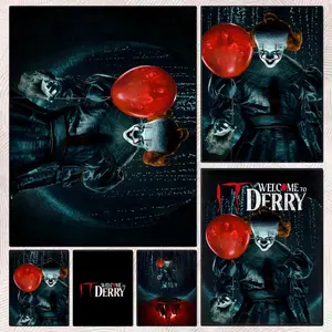 Hot IT W-welcome to D-derryS Poster Gift with prints Home bedroom living room decoration promotion and display suitable for bedroom bar parlor home decor gift fade-Resistant, Non-sticky, vibrant Wall print poster