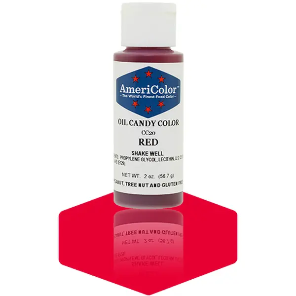 AmeriColor, Red, 2 Ounce, Candy Color Oil Food Color