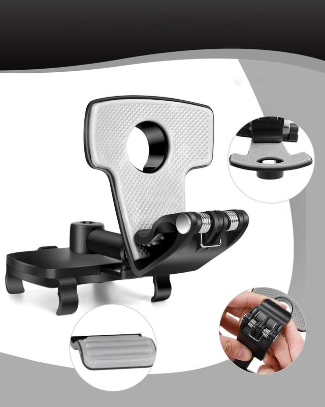 360 Degree Rotation Dashboard Car Phone Holder - Multifunctional One Hand Operation Clip Design Phone Mount Suitable 4-6.5 inch phones - Car accessories