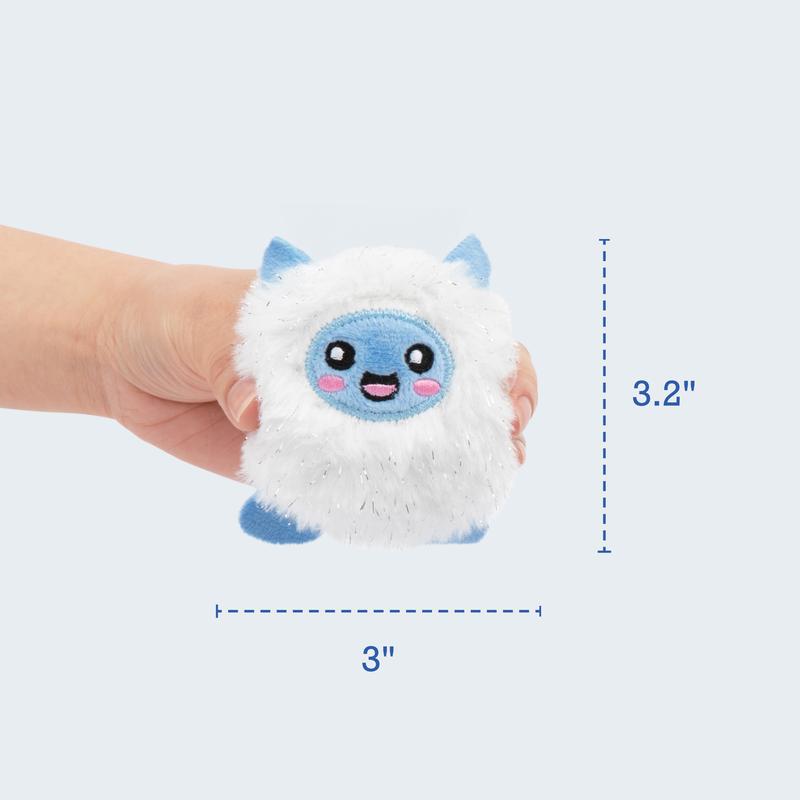 Emotional Support Yetis by Relatable – Cuddly Stuffed Animals, Plushies, and Cute Stuff, Great Gift Ideas for Loved Ones of All Ages, Includes 5 Plushies with Carrying Basket