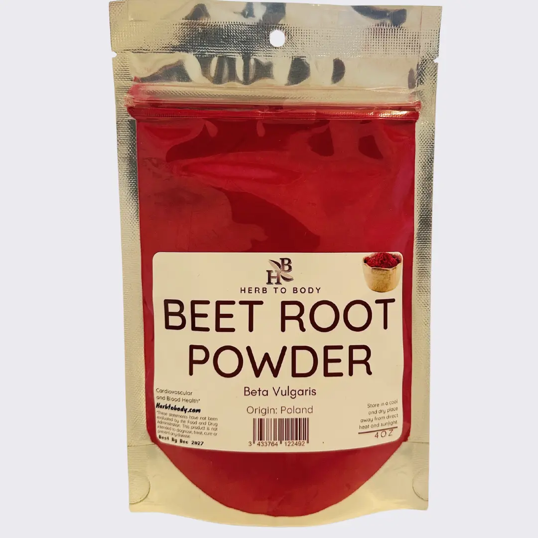 Beet Root Powder - 4oz | Beta vulgaris | Wildcrafted | Herb To Body