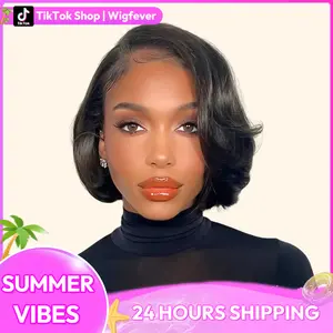 Wigfever Blow Out Straight Wear Go Pre-Bleached Tiny Knots Glueless 7x4 HD Lace Front Human Hair Wig#SummerVibe